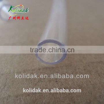 Clear plastic pipe extrusion