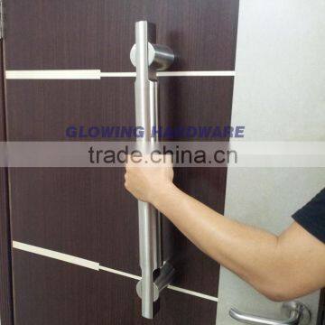 Solid stainless steel pull handle/Wooden door stainless steel pull handle