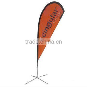 mini teardrop flag, outdoor advertising beach flag, wholesale bow flags