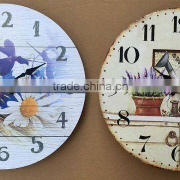 12 Inch European Style MDF Wall Clock photo-5