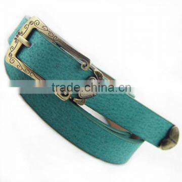 Vintage carved thin belt,female hearts bronze belt,pigskin thin models woman belts