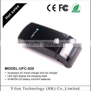 high efficiency lcd screen universal automatic car battery charger