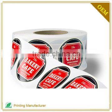 High Quality Sample Food Labels Label Sticker With Glossy Lamination
