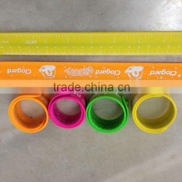 Promotional Item silicone ruler slap bracelet