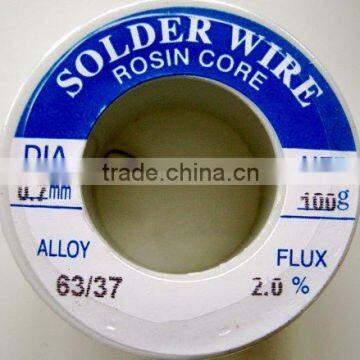 Tin solder wire price Sn63Pb37 electronic soldering rosin cored welding wire