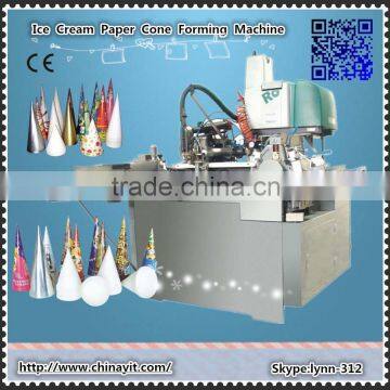 2014 Best Sales CE Standard Automatic Ice Cream Paper Cone Making Machine,soft ice cream cone making machine