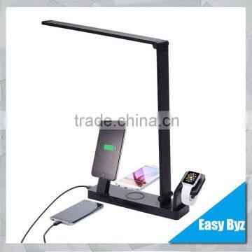 new LED desk lamp for samsung qi wireless charger pad for apple iphone