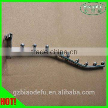 Gridwall Hanging Rail Clothing Store Fixture,Waterfall Hook