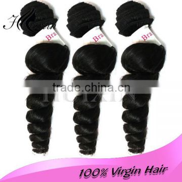 Machine weft full cuticle cambodian hair weave bundles