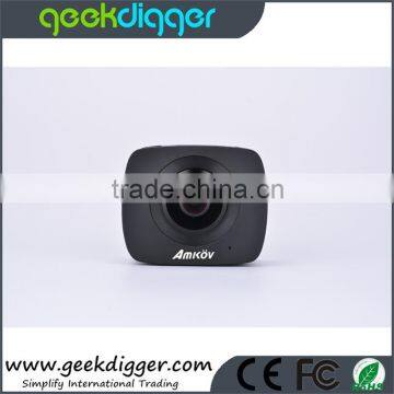 AMK200S Dual Lens 360 Degree Action Camera With Dual Lens 220 Degree Fisheye With HD 960P/30fps Recorder AMK200S 8.0MP WiFi photo-2