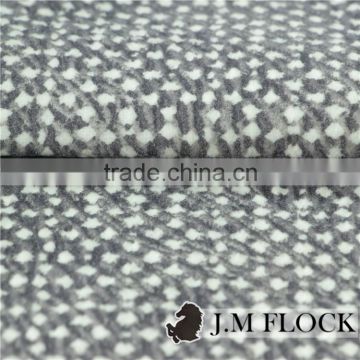 100% polyester flocking fabric made by printed viscose sofa fabric