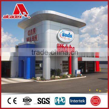 modern kiosk building material aluminum composite panel price