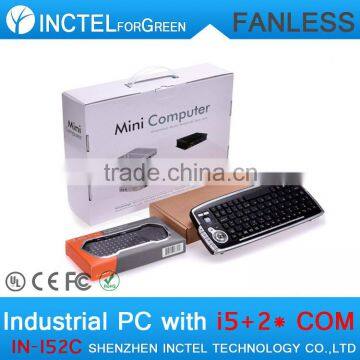 Embedded Fanless Ordenador PC Con Procesador Intel i5 2 * COM 4 * USB3.0 photo-5