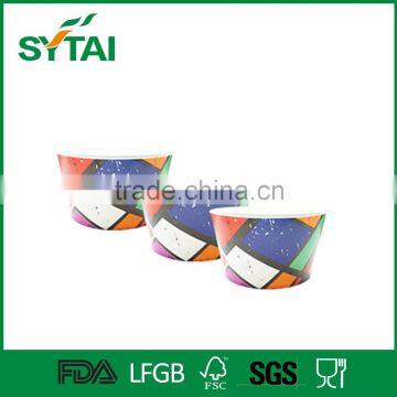 Wholesale Best Selling Custom Logo Printed pe Coated Ice Cream Paper Serving Container From Wuhan Manufacturer photo-5