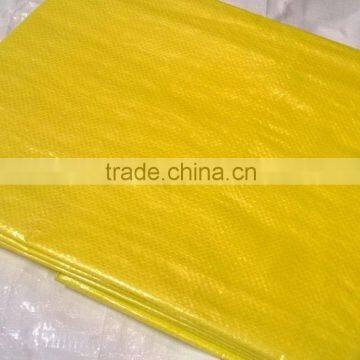 Customsized Yellow Poly Discount Tarps 12' x 16'- Discount Yellow Poly Tarpaulin