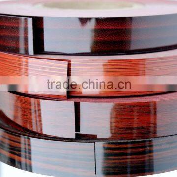 Hot sale wood color 3mm thickness pvc edge banding for mdf