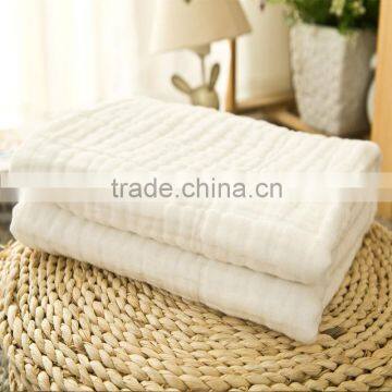 Soft 100% Natural Newborn Infant Thin Cotton Towel Fabric Baby Gauze Cotton Baby Balnket