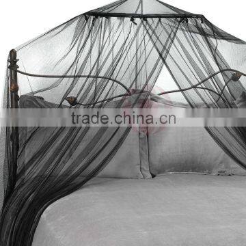 Bed Canopy and Mosquito Net In Black hanging king size