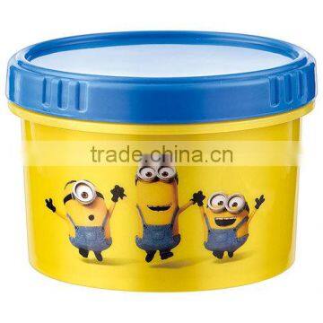 High Quality Professional Manufacture 3D Plastic Snack Pot, FDA Snack Box