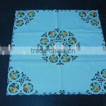 embrioderd cutwork Tablecloth