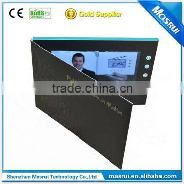 Electronic video screen book ,electronic video mailer with tft lcd screen