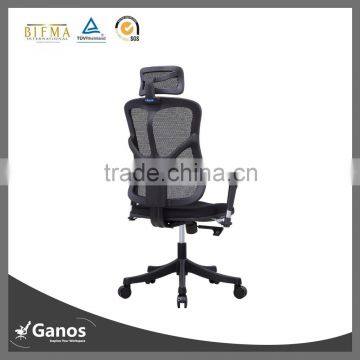 Swivel Ergonomic MID Back Office Mesh Chair for Staff photo-3