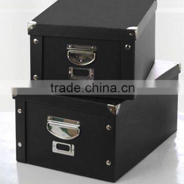 100% Recycled Foldable Foldable Storage Paper Board Box photo-4