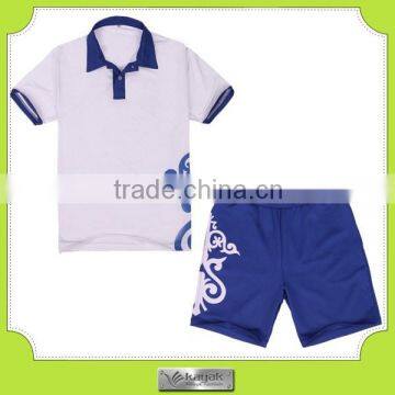 100% polyester hot sale team soccer uniforms kit