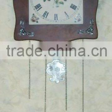 Decorative Wooden Clock World Time Desktop Clock