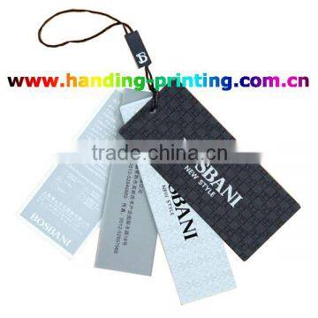 Suppyl cheap hang tag printing service in China