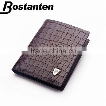 Cowhide Leather Men Short Wallet Pocket Designer Purses photo-2