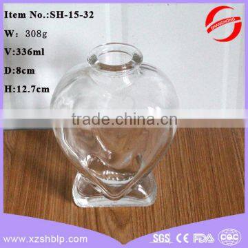 Heart-shaped Artware Glass Craft Glass Bottle With Cork Wholesale photo-3