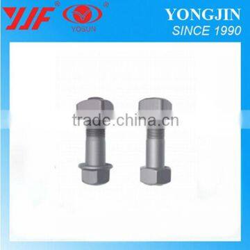 undercarriage parts excavator track shoe bolts with nuts