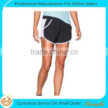 Hot sale new design wholesale gear gym shorts for ladies