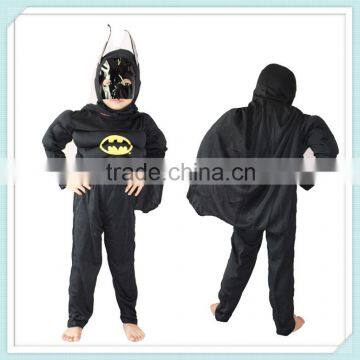 HALLOWEEN Muscle Bat man Bat Robin Hero Outfit Boy Kid Party Cosplay Costume Muscle Bat Man Child Boy Costume