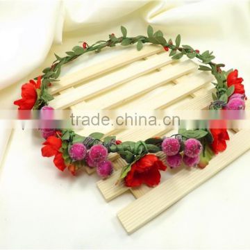 Charming beautiful rose flower floral hairband headband, flower tiara/crown