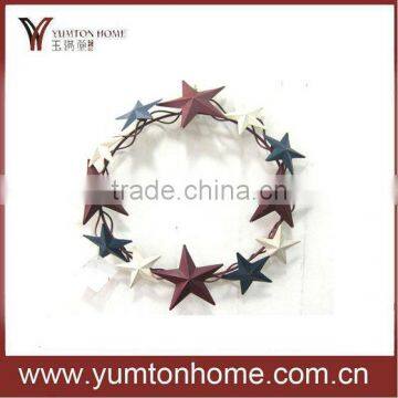 Metal star circle Home Decor