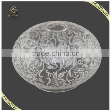 Factory Manufacture Oval-shaped Glass Shades for Lights and Lighting