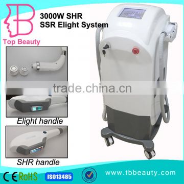 Remove Diseased Telangiectasis Cost-effective 3000w SHR E-light IPL Chest Hair Removal RF Hair Removal Ipl Machine