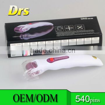 Popular led derma roller skin therapy micro needle for home and salon use