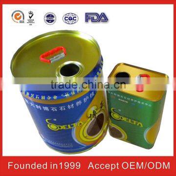 Empty Paint Tin Cans With UN Dangeras Goods Certificate