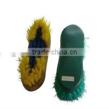 hot sell stiff synthetic bristles horse brush