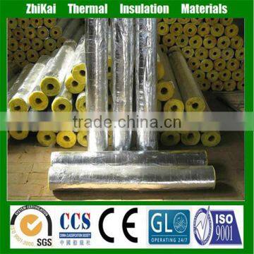 Aluminum foil Fiberglass pipe/ Soundproof thermal insulation glass wool pipe