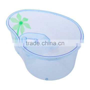 Clear Ecological Plastic Turtle Aquarium Accessories Tank Breeding Box for Red-eared Slider Reptile Terrace Tortoise