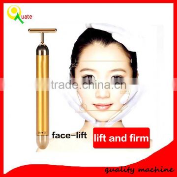 Facial Skin Tightening T Shape 24K Gold Energy Beauty Bar with Factory Price