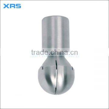 Tank washing slotted spray nozzle