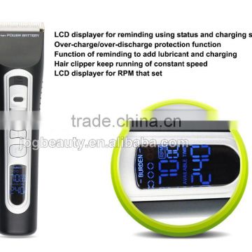 Wholesale barber supplies hair salon tools equipment LCD salon electric hair clippers with CE certification