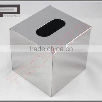 Stainless steel high quality tissue box