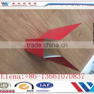 Manufacturing Prepainted Galvanized Roof Tile Ridge Cap photo-2