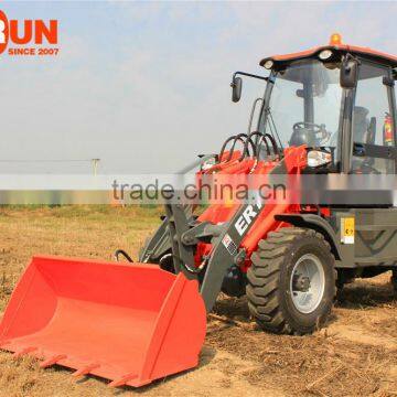 Qingdao Everun 1.2 Ton Small Wheel Loader With High Quality Snow Blower photo-3